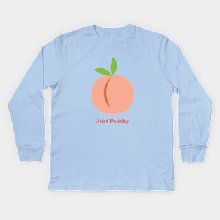 Just Peachy Kids Long Sleeve T-Shirt